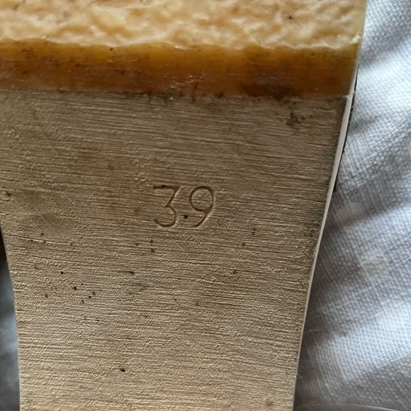 Gold & Tan Nubuck High Heel Clogs from Bryr - Picture 4 of 4